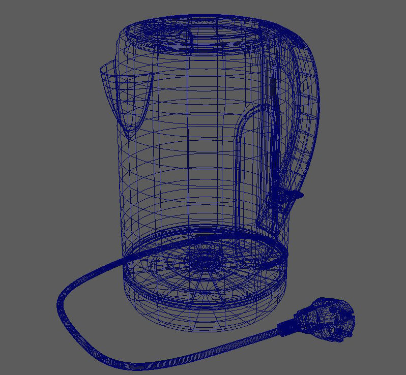 electric teapot 3D model_13