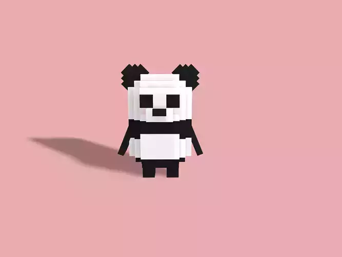 Voxel  Panda