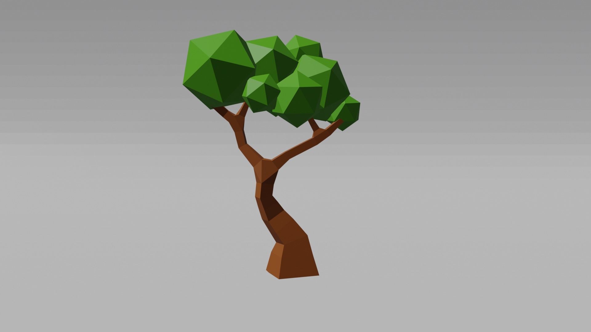 Park or yard low poly Low-poly 3D model_20