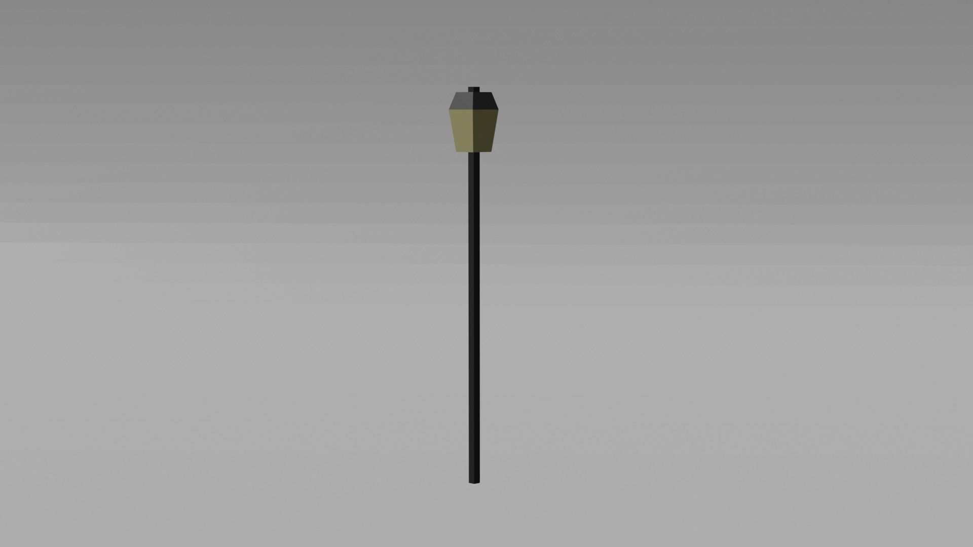 Park or yard low poly Low-poly 3D model_9