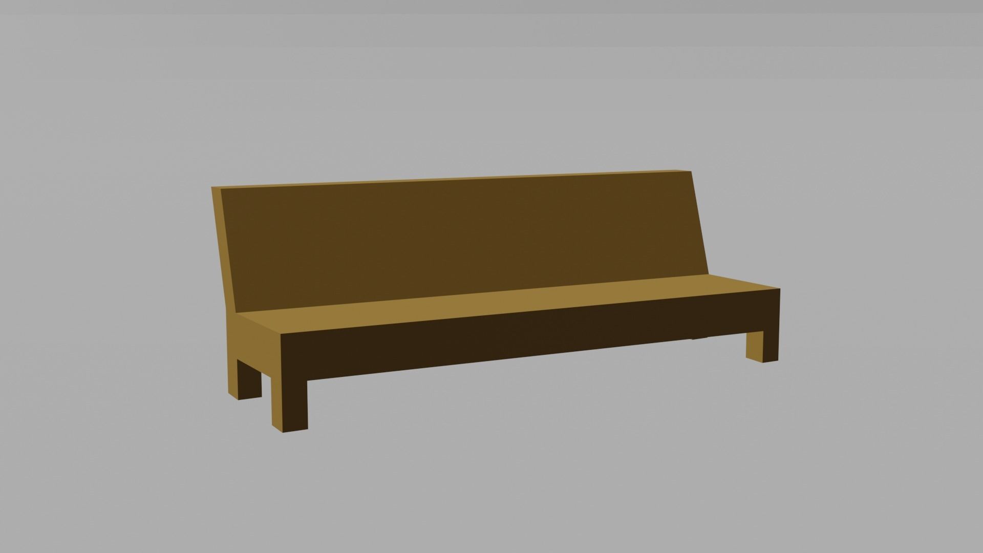 Park or yard low poly Low-poly 3D model_7