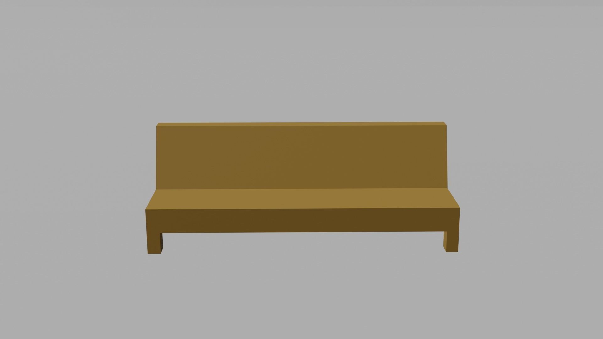 Park or yard low poly Low-poly 3D model_8