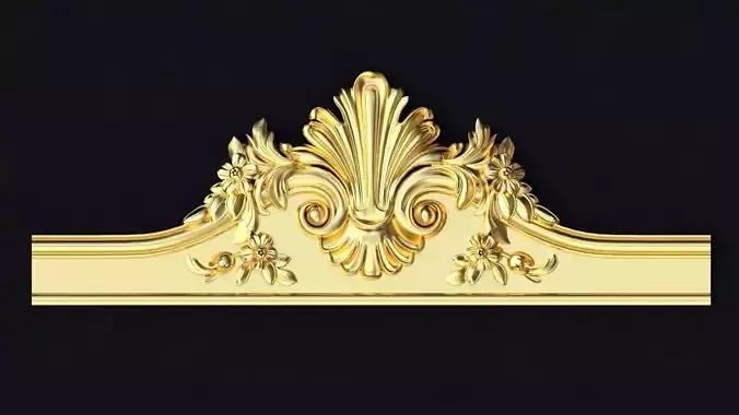 Central decor ornament for furniture