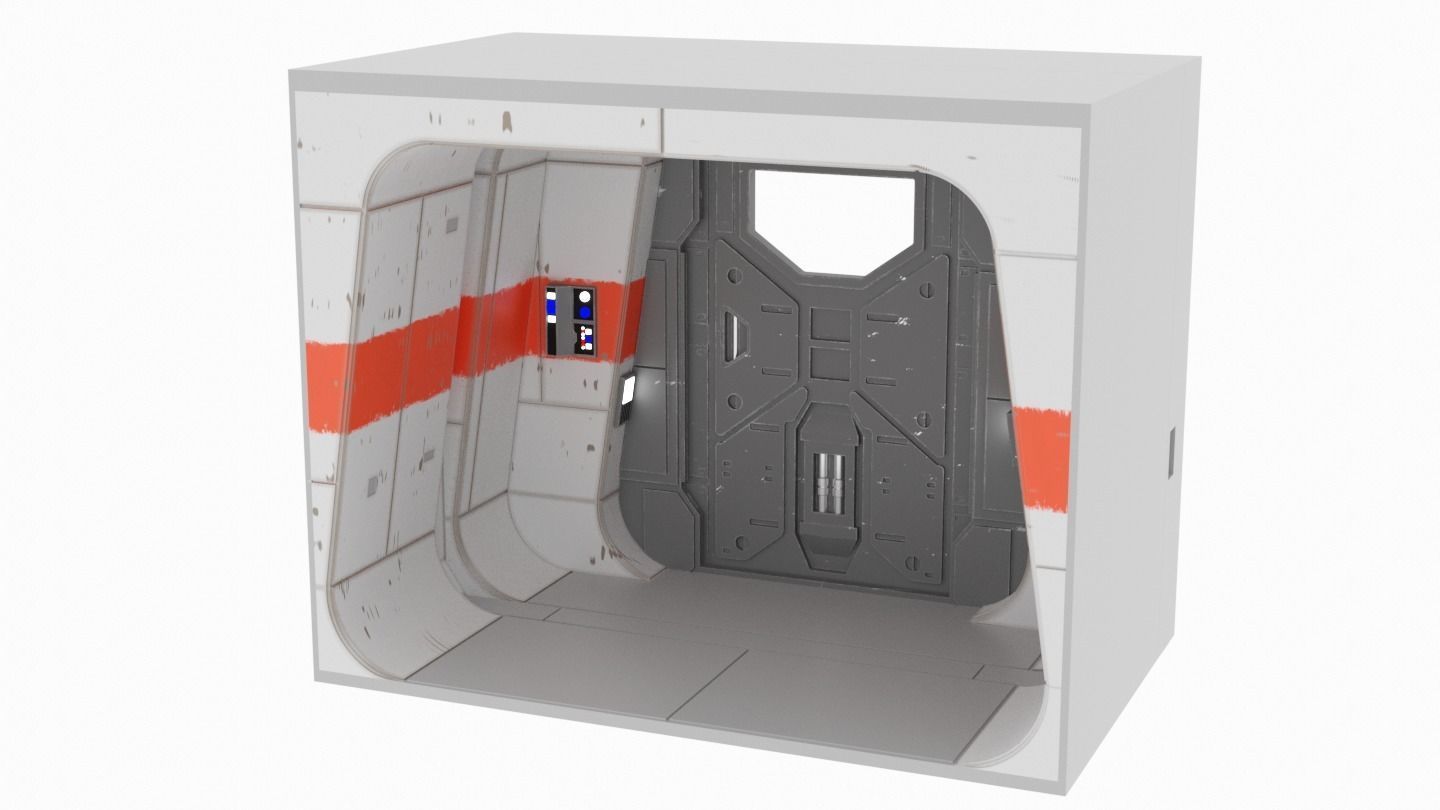 Rogue One - Profundities Hallway - BESTA DIORAMA - 1-6 Scale 3D print model_4