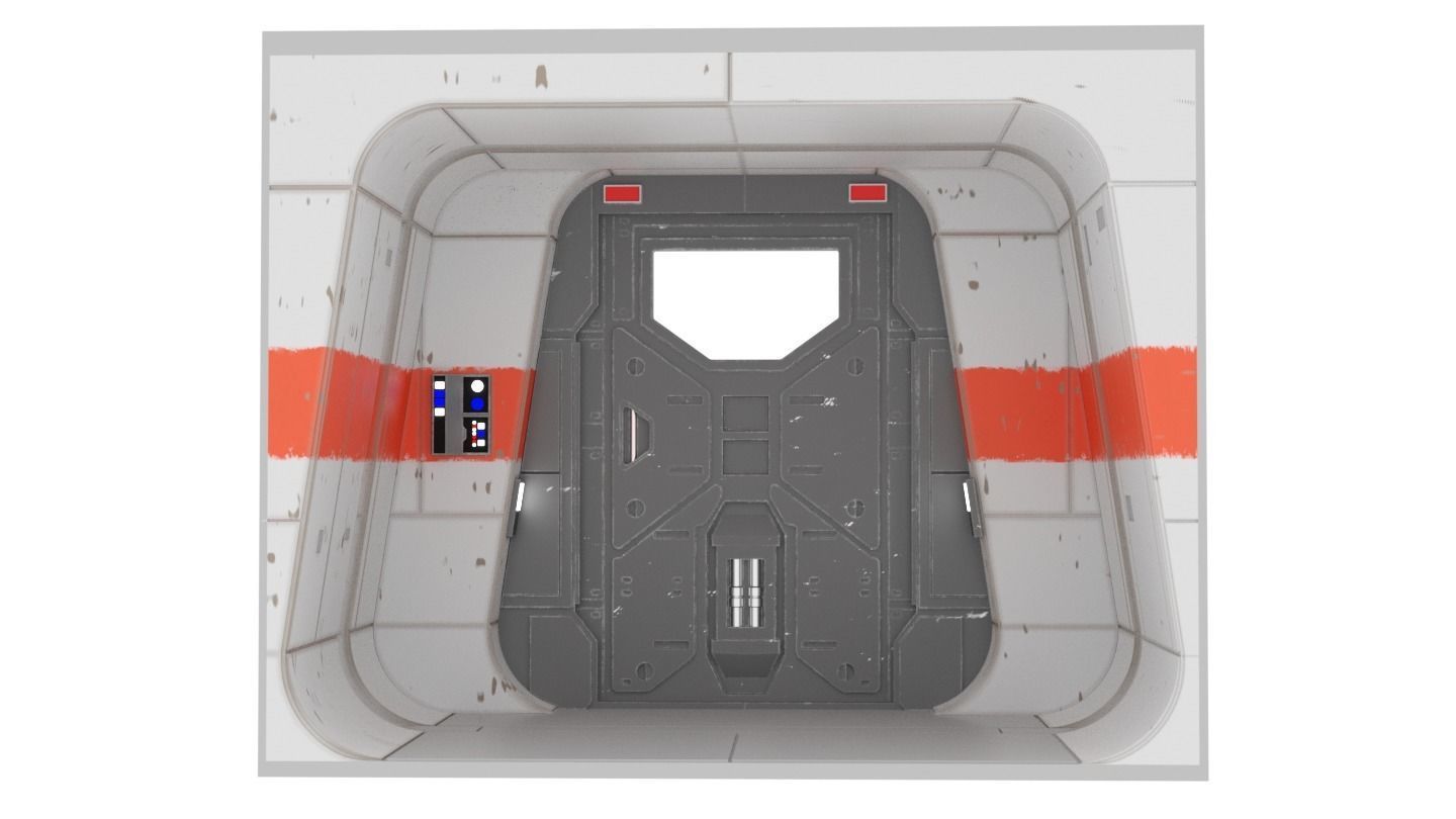 Rogue One - Profundities Hallway - BESTA DIORAMA - 1-6 Scale 3D print model_5