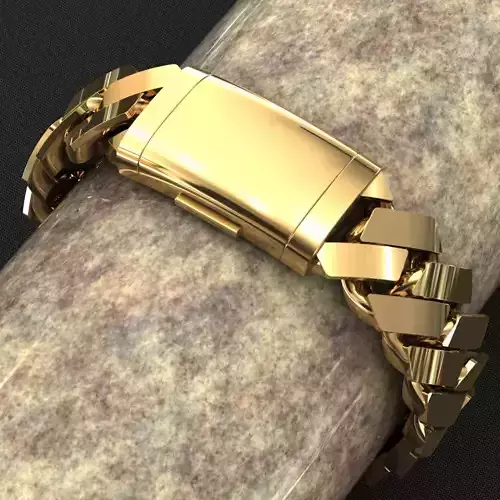21 MM SQUARE CUBAN LINK CHAIN FOR BRACELET 3D print model