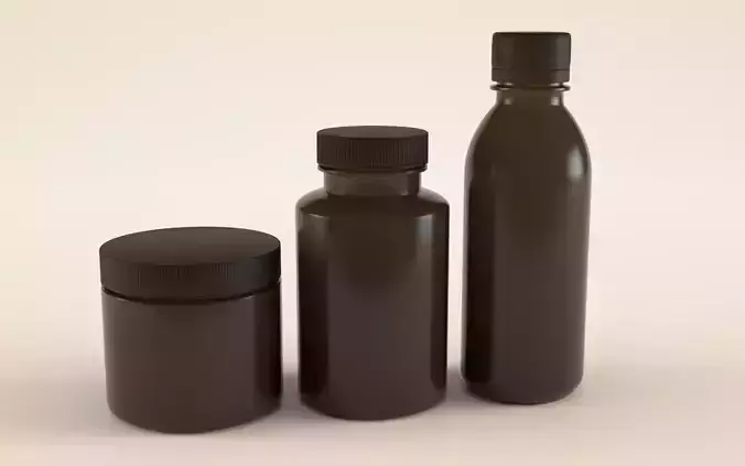 Medical Supplement Bottles 1