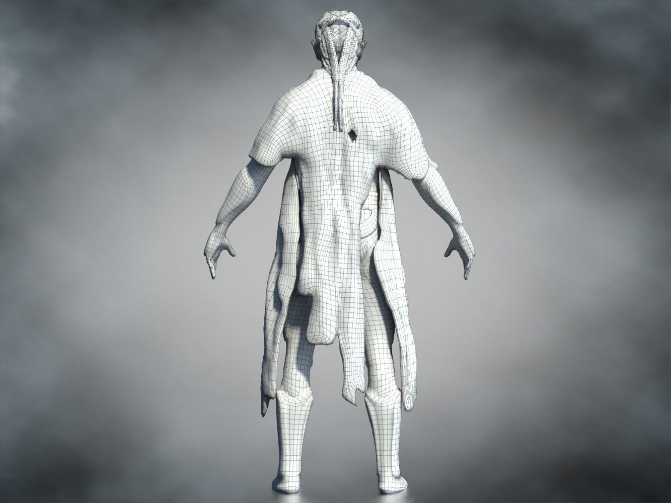 Malekith  Low-poly 3D model_15