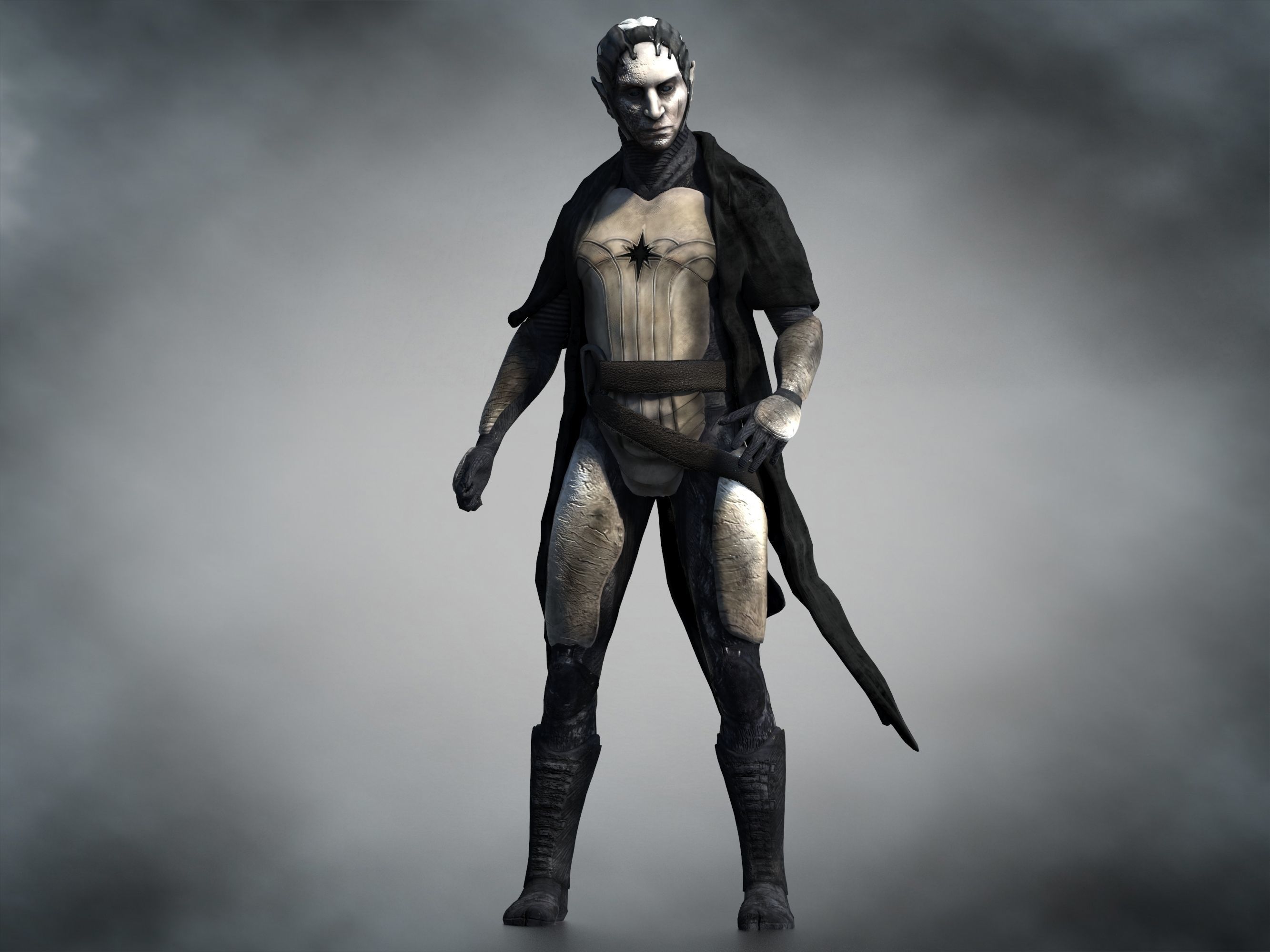 Malekith  Low-poly 3D model_8
