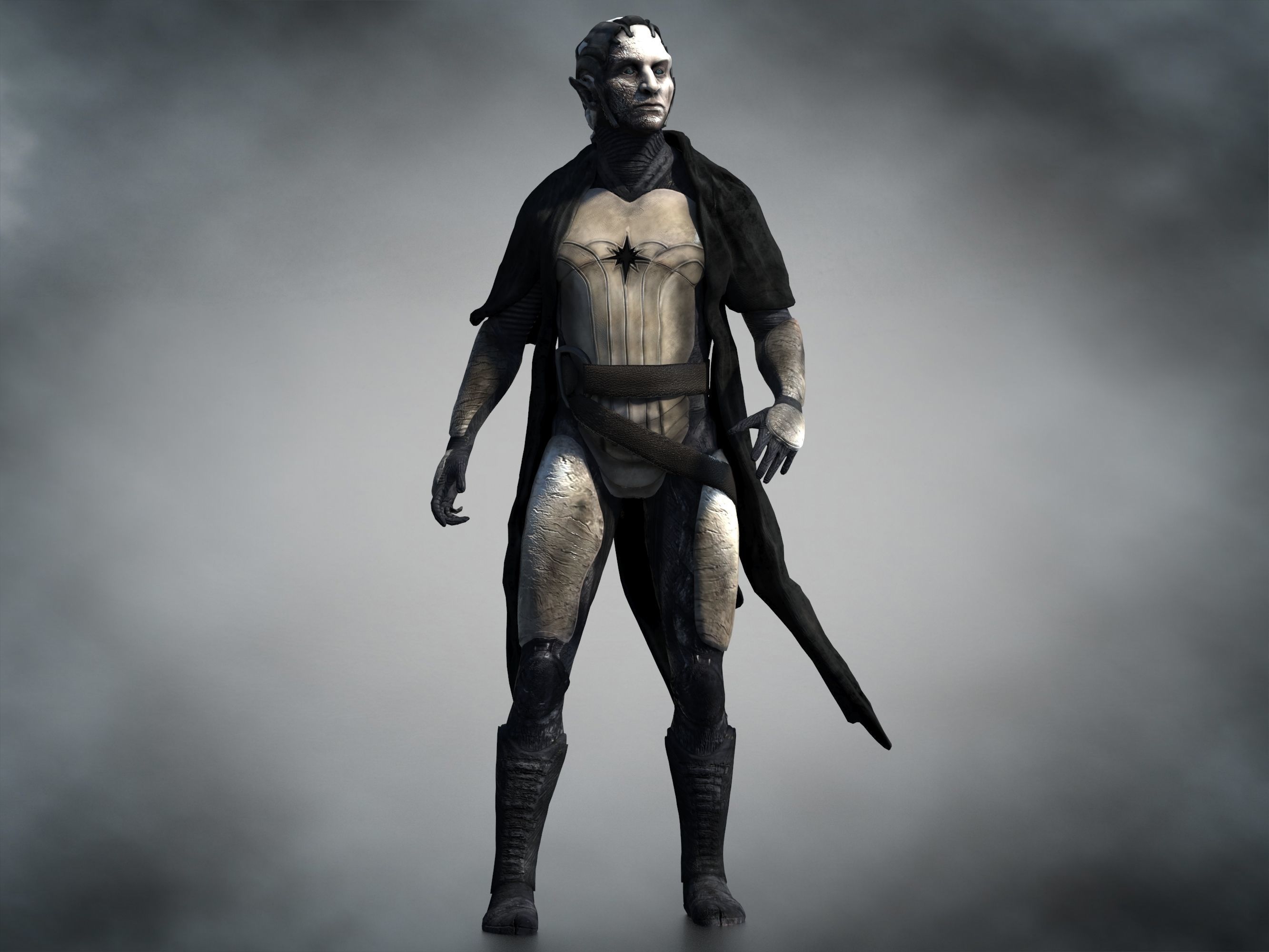 Malekith  Low-poly 3D model_5