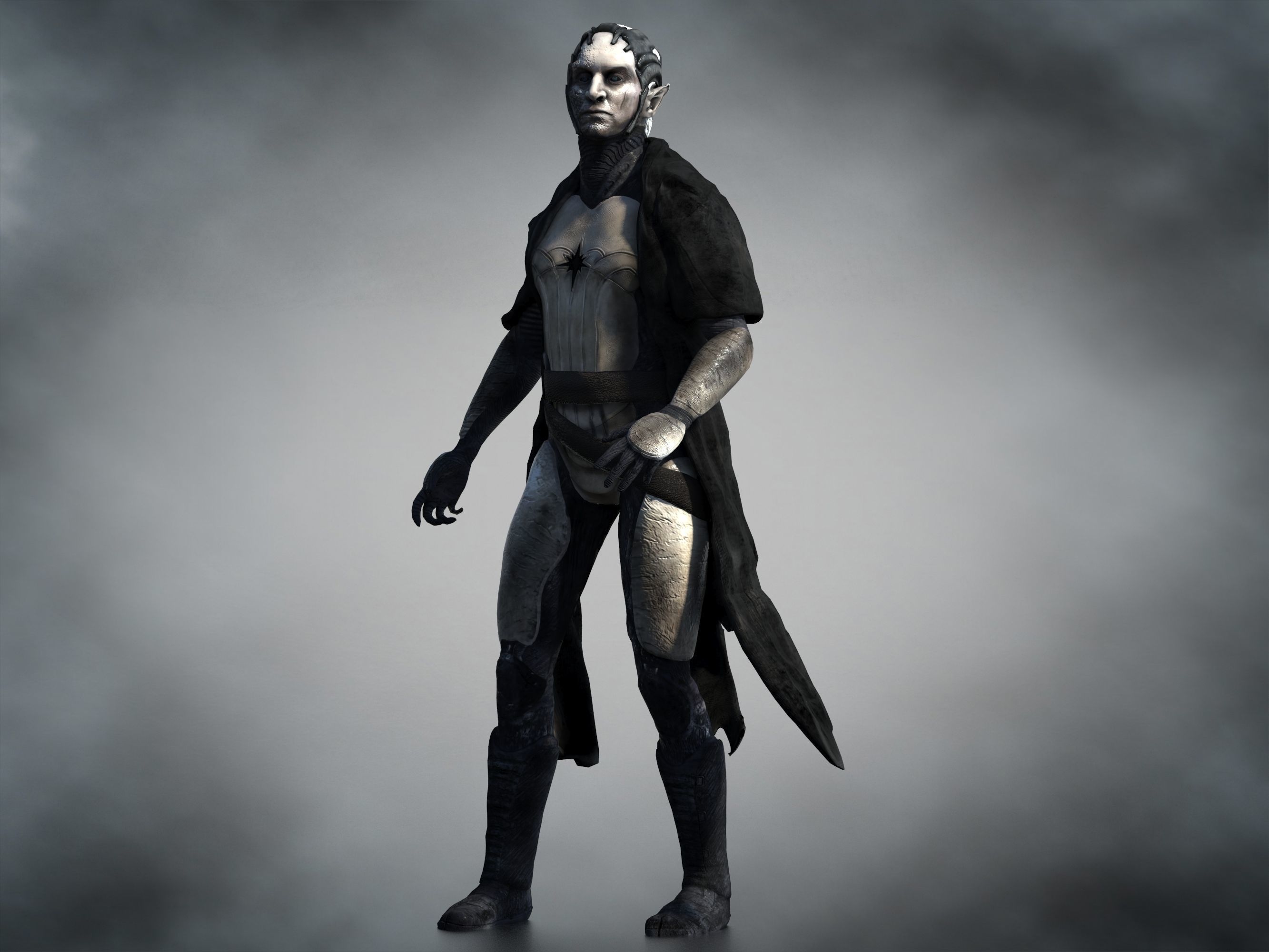 Malekith  Low-poly 3D model_7