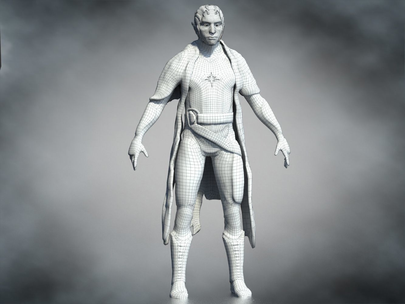 Malekith  Low-poly 3D model_14