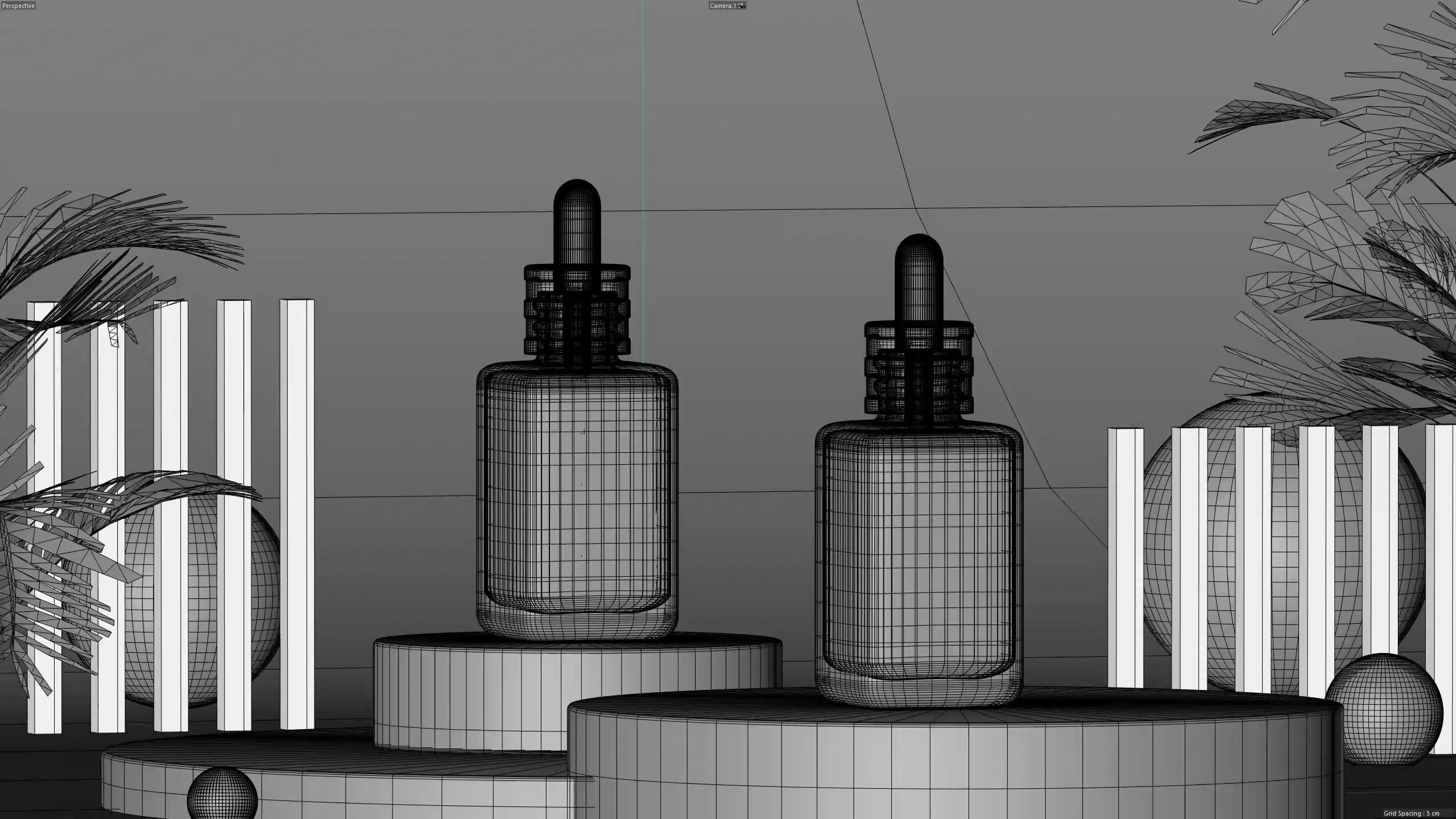 Project file Estee Lauder render with Cinema 4D and Redshift 3D model_5