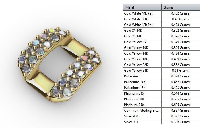 8 MM CUBAN LINK CHAIN 2 ROWS DIAMOND BRACELET OR NECKLACE 3D print model_7