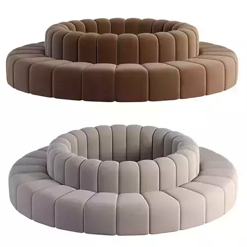 Sofa By Bla Station Low-poly 3D model