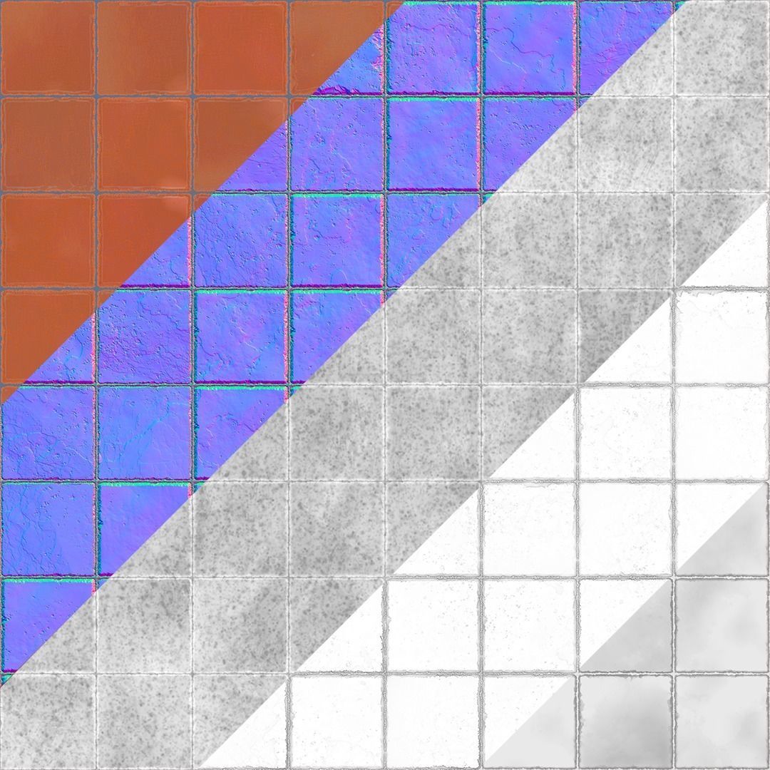 Terracotta PBR Tileable Material Textures Texture_9