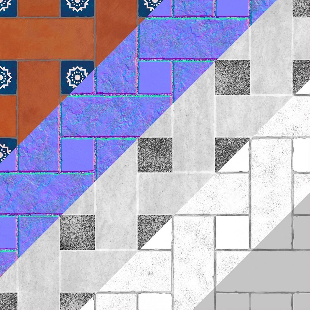 Terracotta PBR Tileable Material Textures Texture_3