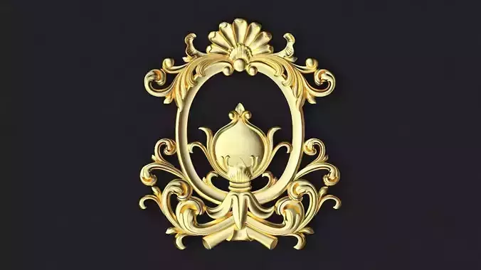 Central decor ornament for furniture