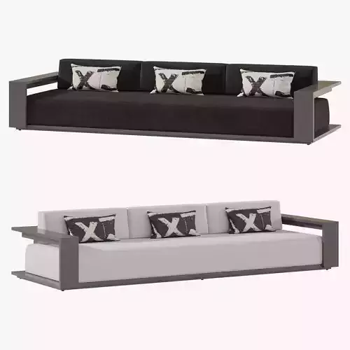 RH BAHIA SOFA Aluminum 3050