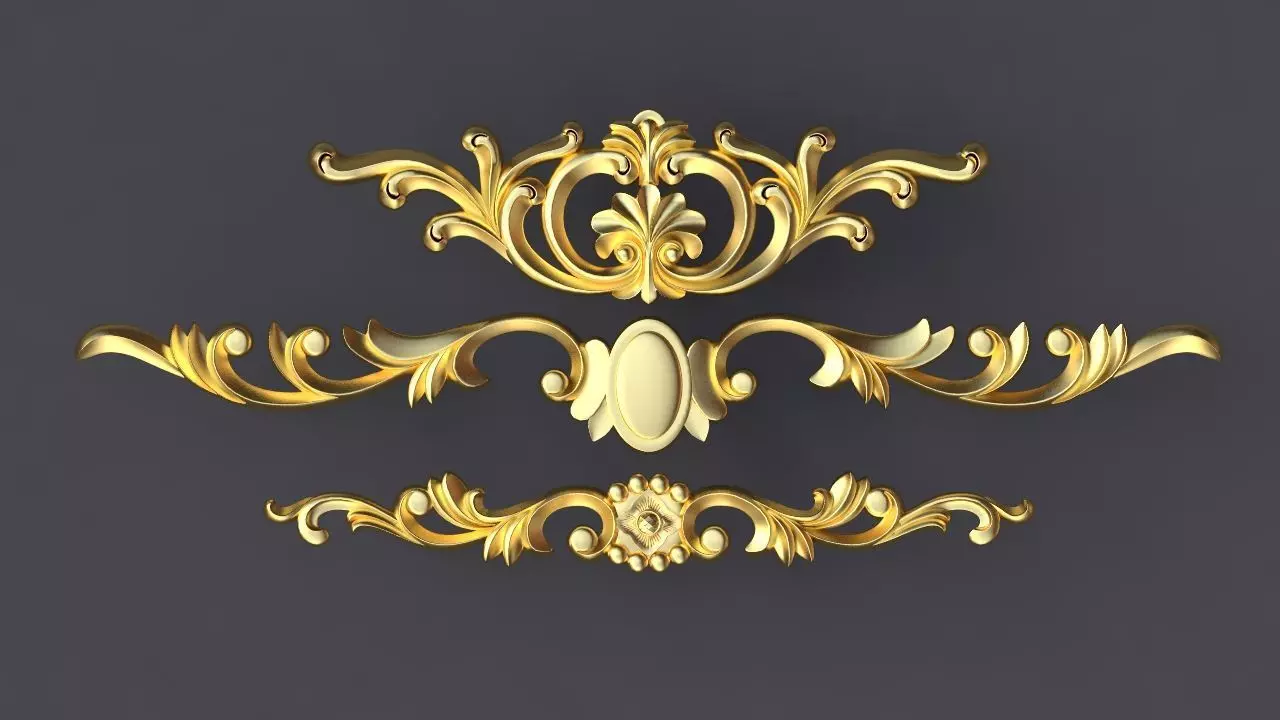 dekor ornament 3D model_0