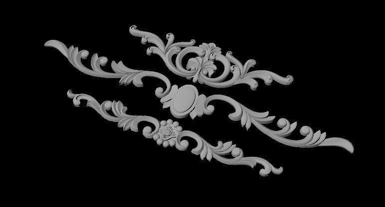 dekor ornament 3D model_1