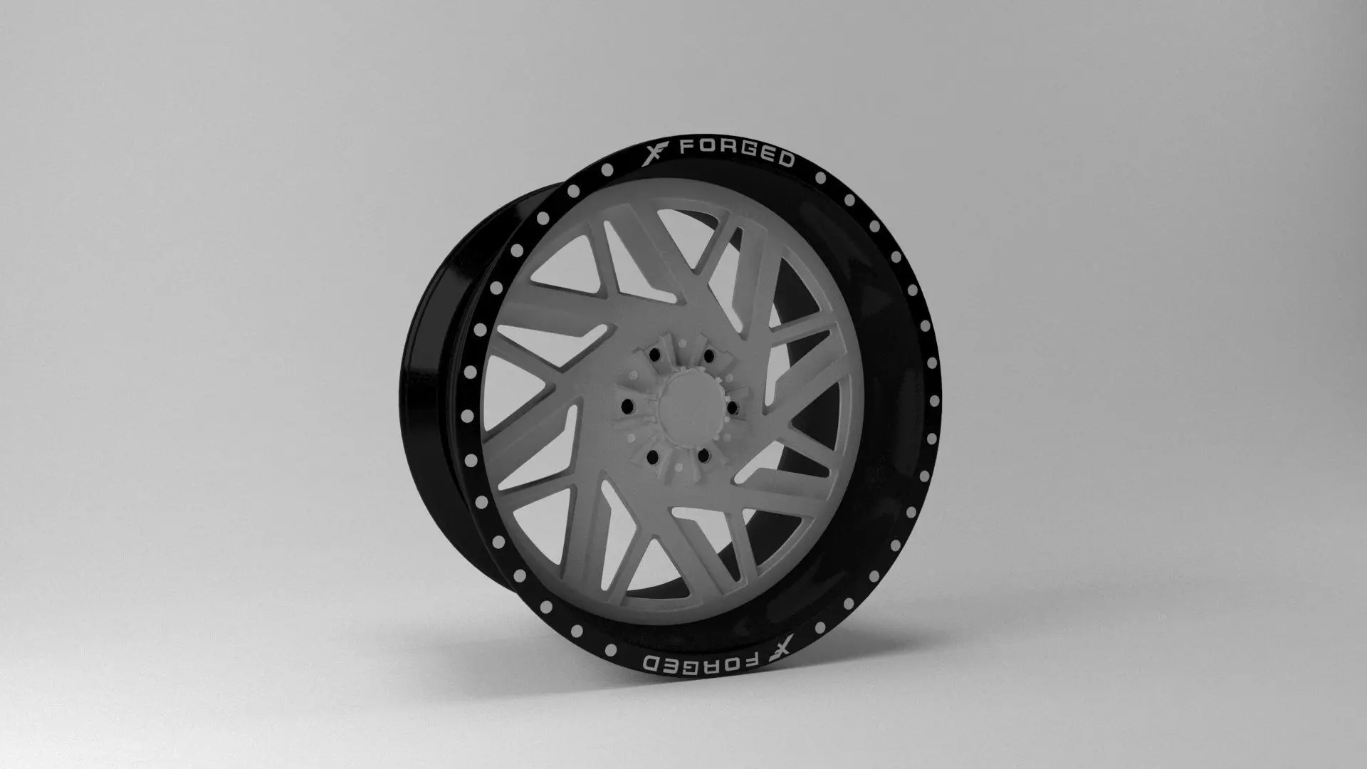 Car wheel 3D model