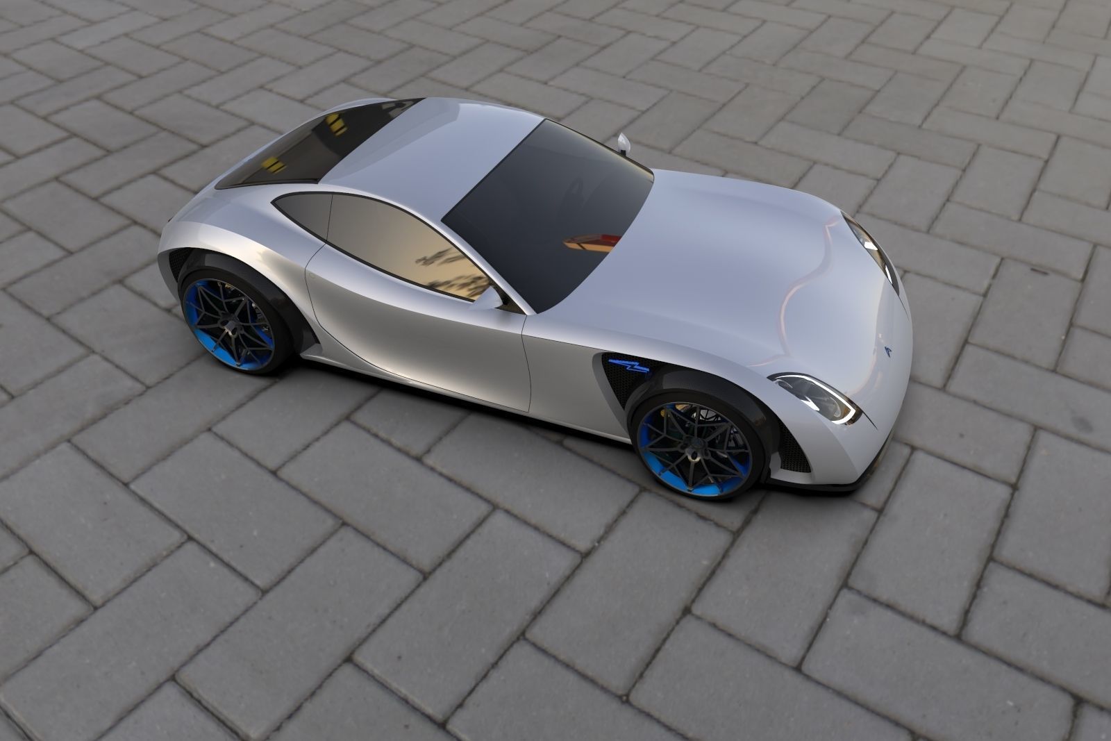 CeGo Raiju Electric Concept Car- a TVR concept 3D model_10