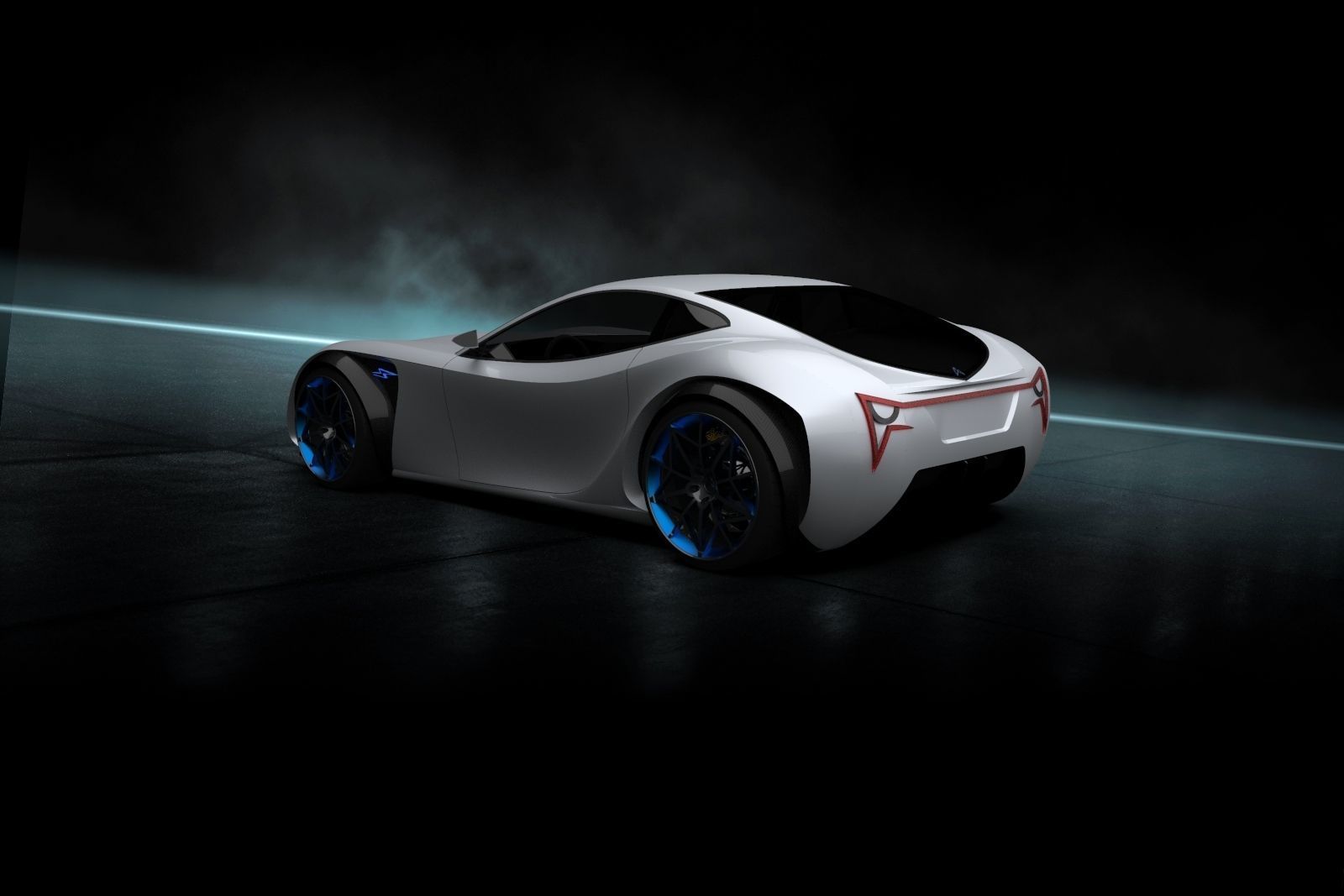 CeGo Raiju Electric Concept Car- a TVR concept 3D model_1