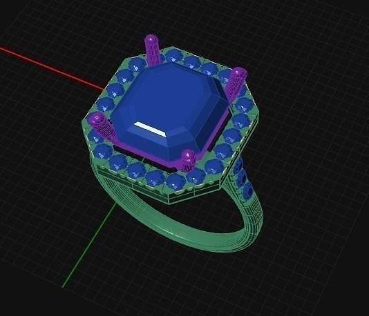 anillo halo 3D print model