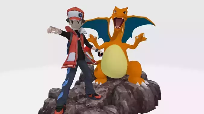 Red and Charizard