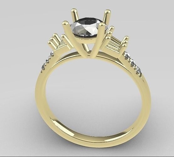 anillo catedral 3D print model