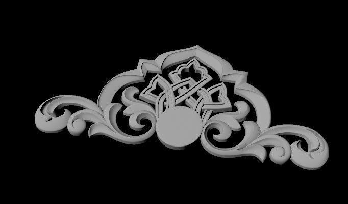 dekor ornament 3D model_1