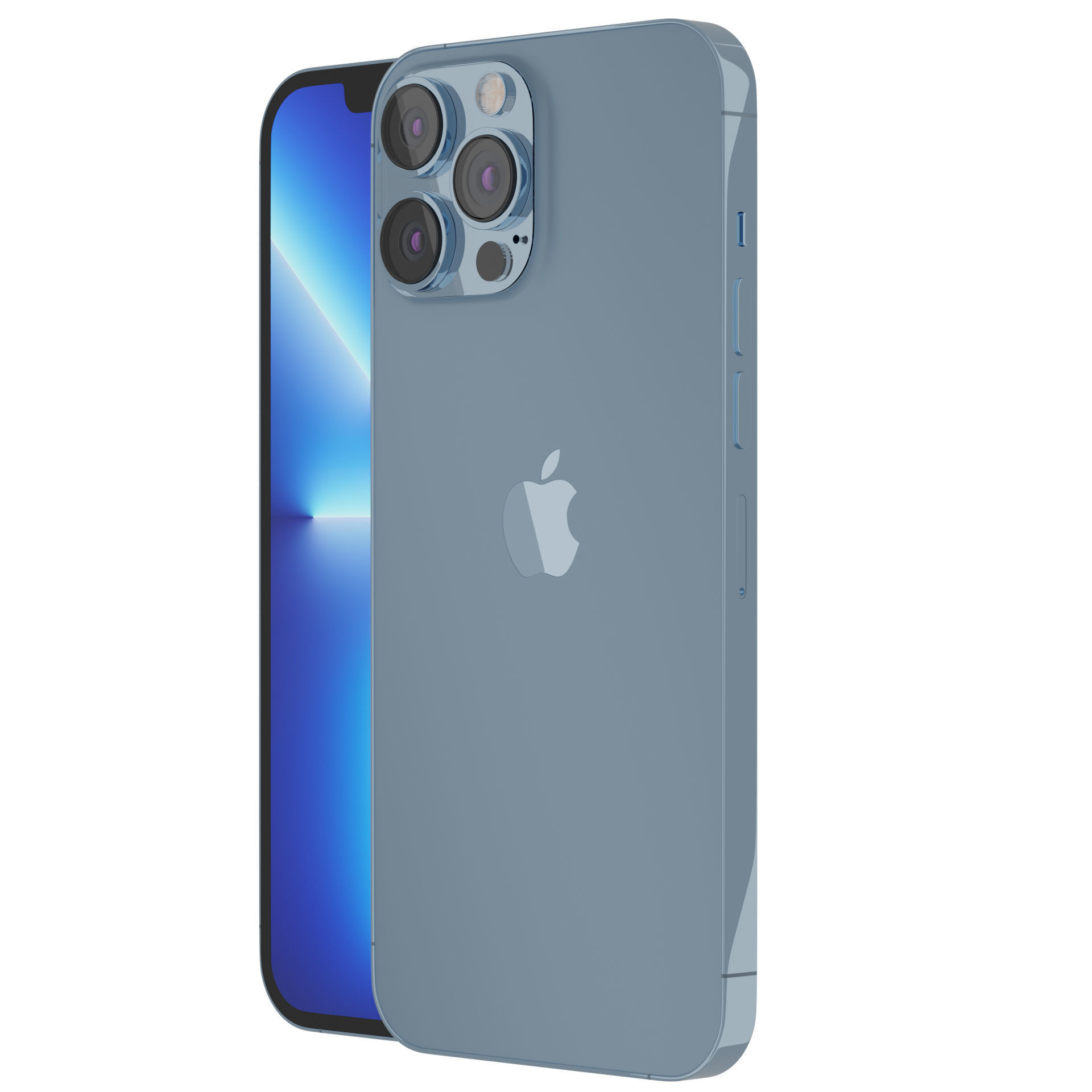 iPhone 13 Pro Max sierra blue 3D model_3