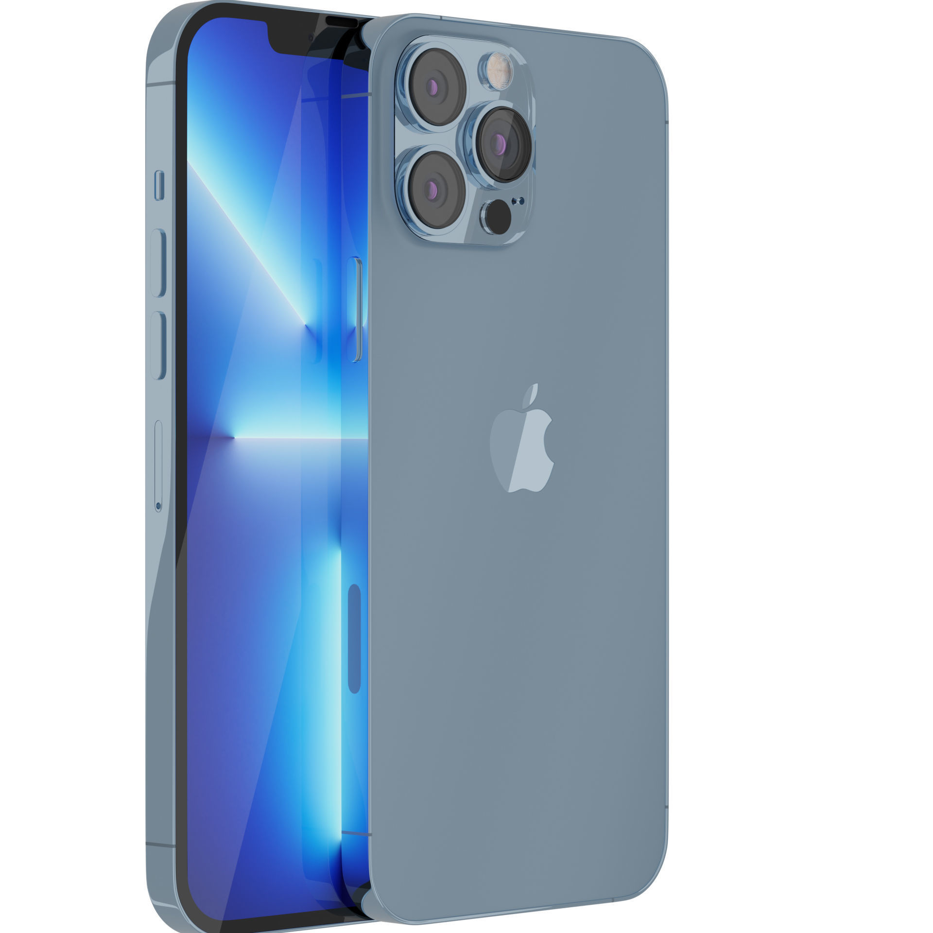 iPhone 13 Pro Max sierra blue 3D model_1