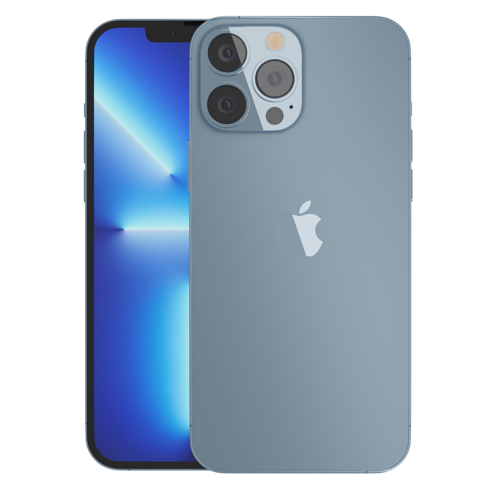iPhone 13 Pro Max sierra blue 3D model_4