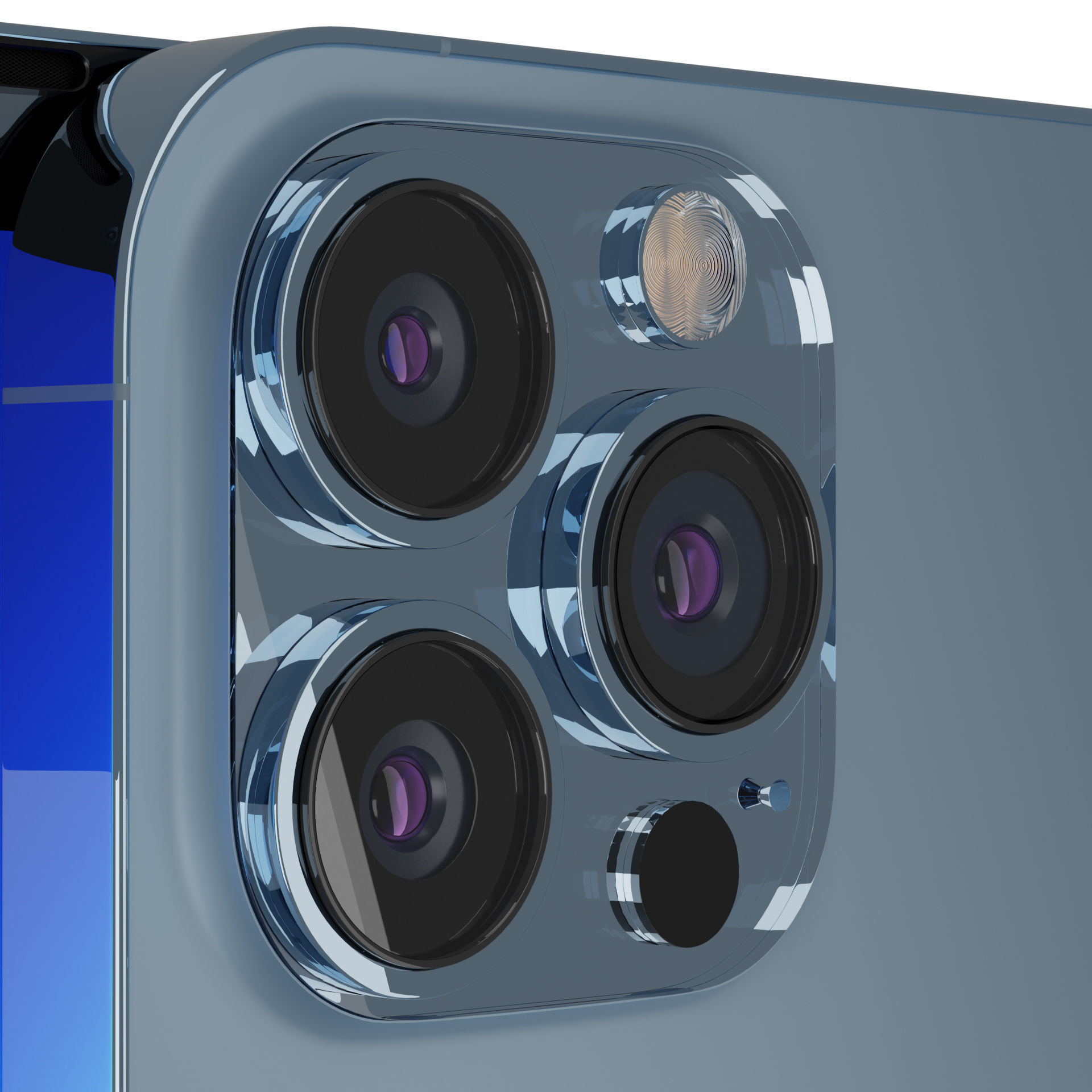 iPhone 13 Pro Max sierra blue 3D model_6
