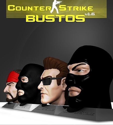 BUST  MATE COUNTER STRIKE 3D print model
