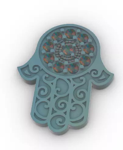 jamsa mano de fatima 3D print model_0