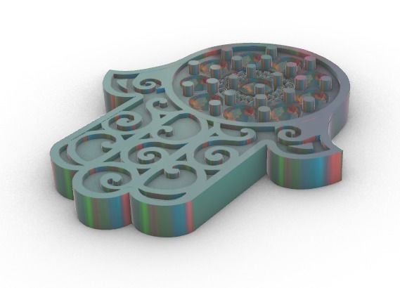 jamsa mano de fatima 3D print model_1