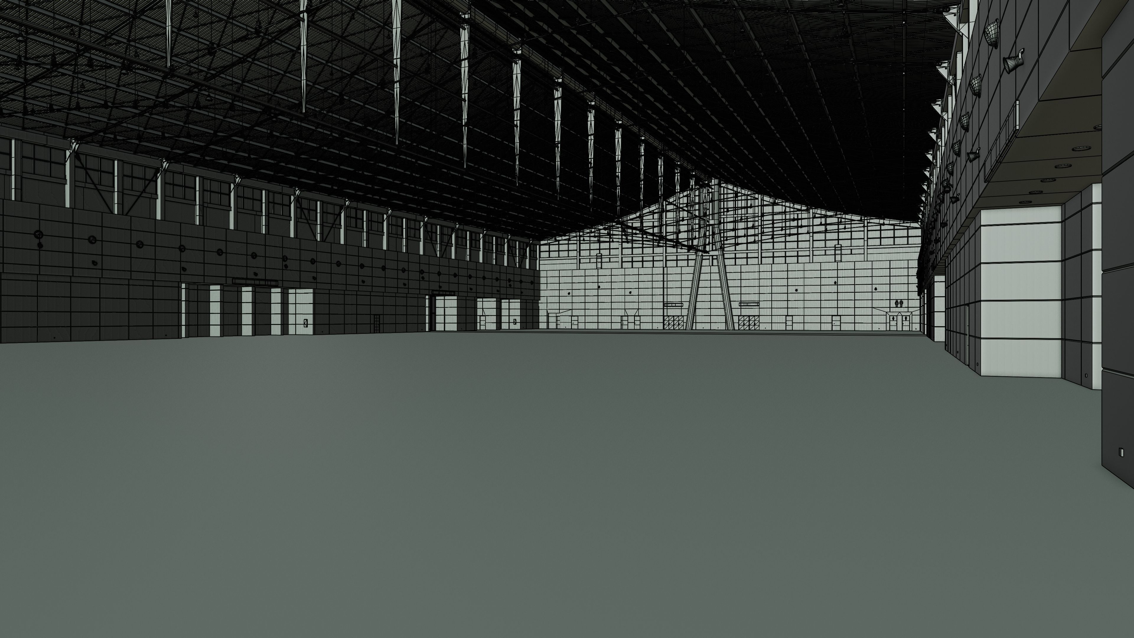 Exhibition Hall Interior 1 Low-poly 3D model_20