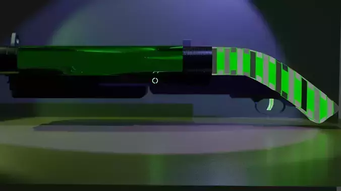 shotgun gun with lights