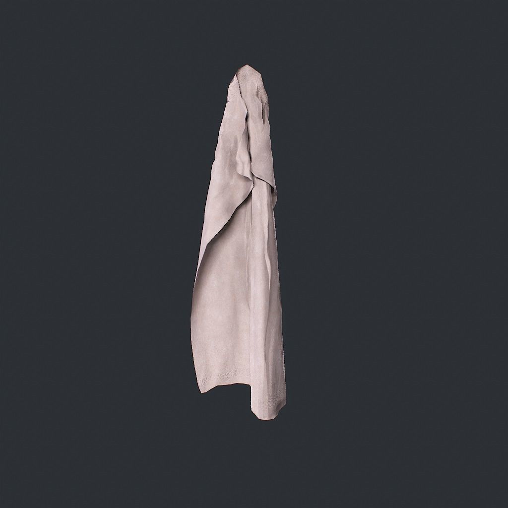 Towels Clean Low-poly 3D model_13
