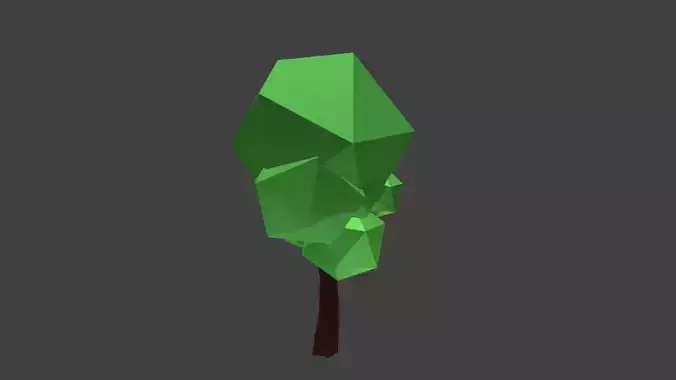 Low Poly Tree polygonal