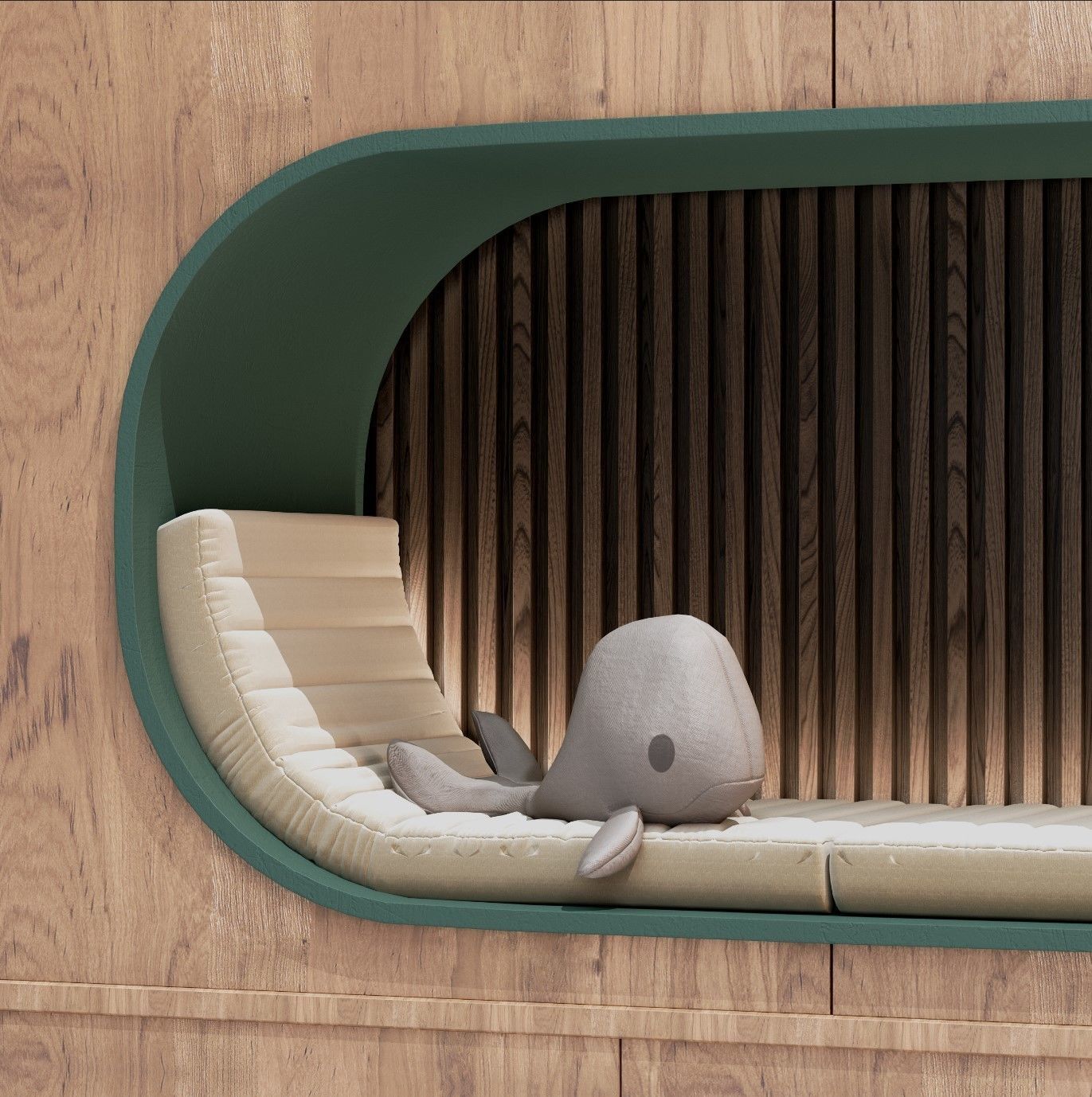 Childrens furniture set 3D model_3