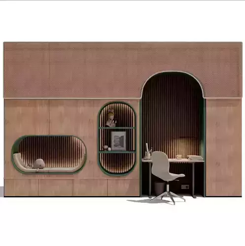 Childrens furniture set 3D model Childrens furniture set 3D model