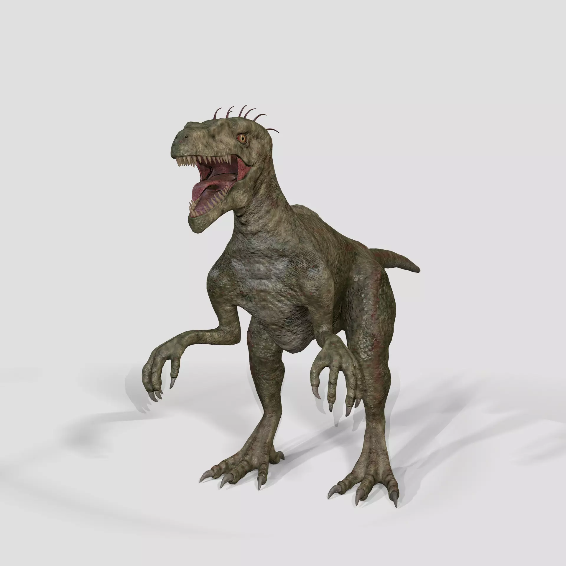 Dinosaurs Velociraptor Hybrid 3D model_0