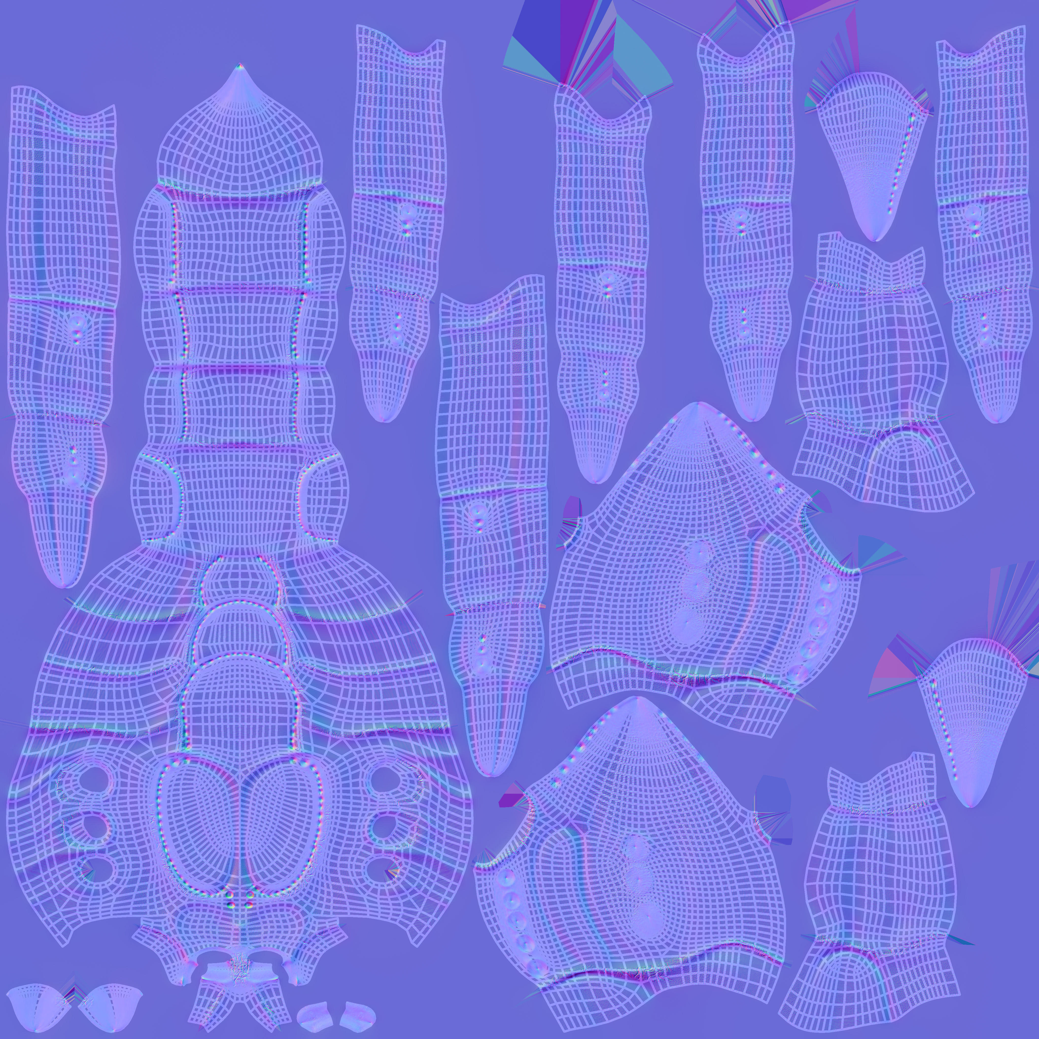 Dinosaurs Velociraptor Hybrid 3D model_22