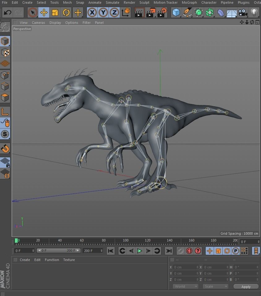 Dinosaurs Velociraptor Hybrid 3D model_18