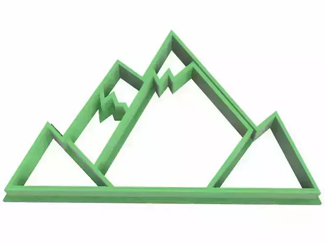 0255 Rocks cookie cutter