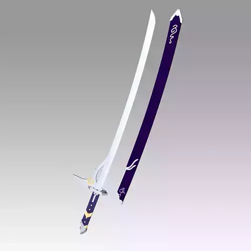 The Legend of Heroes Trails of Cold Steel Rean Schwarzer Sword  3D print model